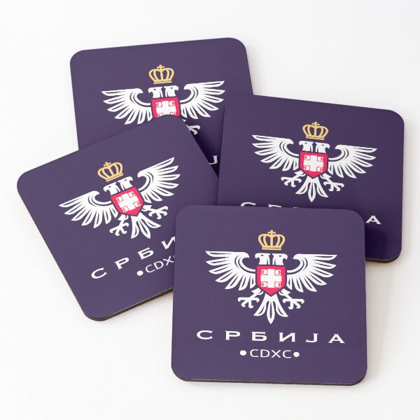 Item preview, Serbian Coat of Arms, modern take designed and sold by SerwearStore.