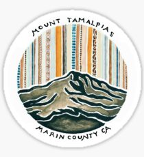Mount Tam Sticker Sticker