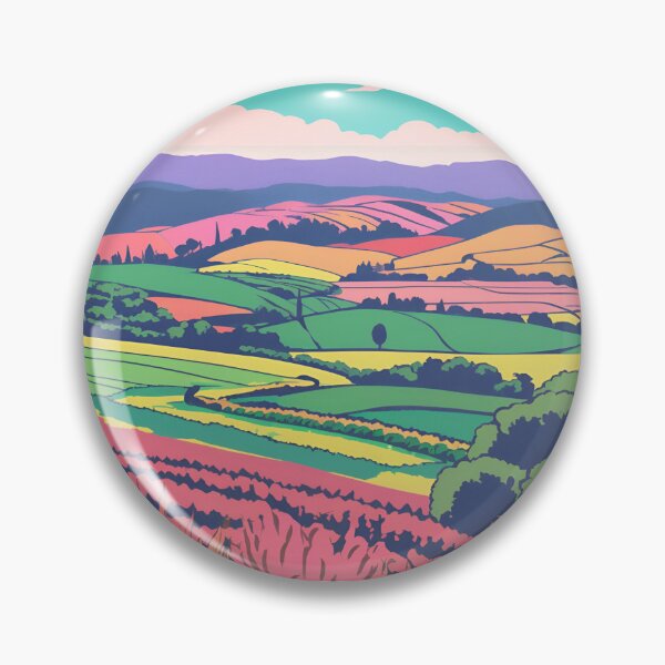 Artikelvorschau, Das Salinas Valley in Kalifornien entworfen und verkauft von ColorArtByEric.