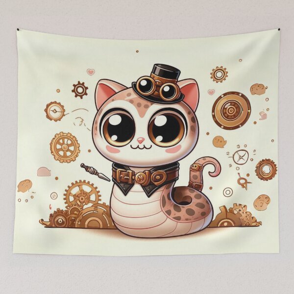Item preview, Steampunk Cat-Eyed Snake designed and sold by Sillytoe.