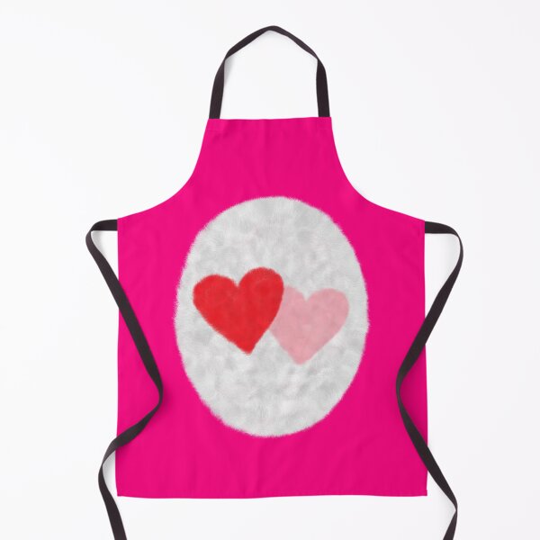Item preview, Retro Care Belly Design with Red and Pink Hearts Icon designed and sold by andabelart.