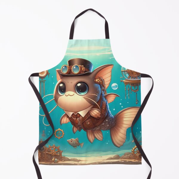 Item preview, Steampunk Catfish designed and sold by Sillytoe.