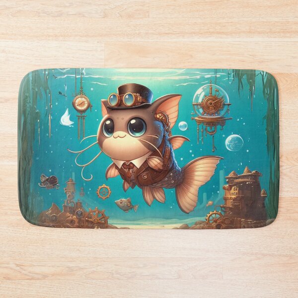 Item preview, Steampunk Catfish designed and sold by Sillytoe.