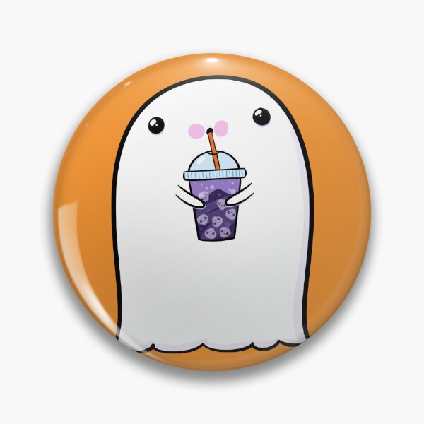 Item preview, Ghost Happy Halloween Boba Tea designed and sold by poket.piktures.
