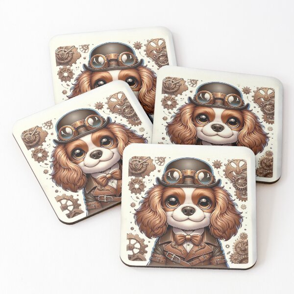 Item preview, Steampunk Cavalier King Charles Spaniel designed and sold by Sillytoe.