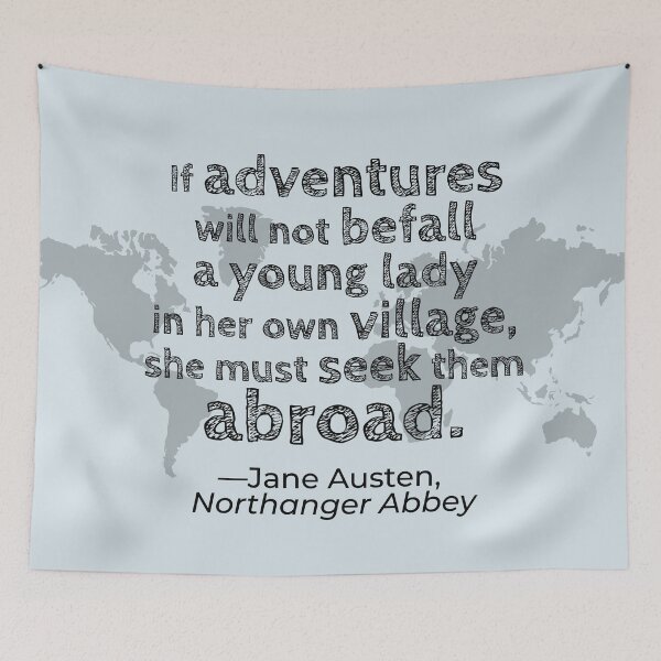 Item preview, Seek Adventures  Abroad designed and sold by NerdyThreadArt.