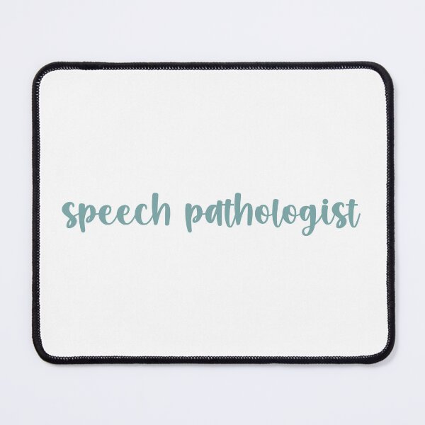 Item preview, Speech Pathologist Label Logo Blue designed and sold by speechiesandco.