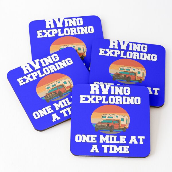 Item preview, RVer RVing Motorhome RVing Exploring One Mile At A Time designed and sold by fantasticdesign.