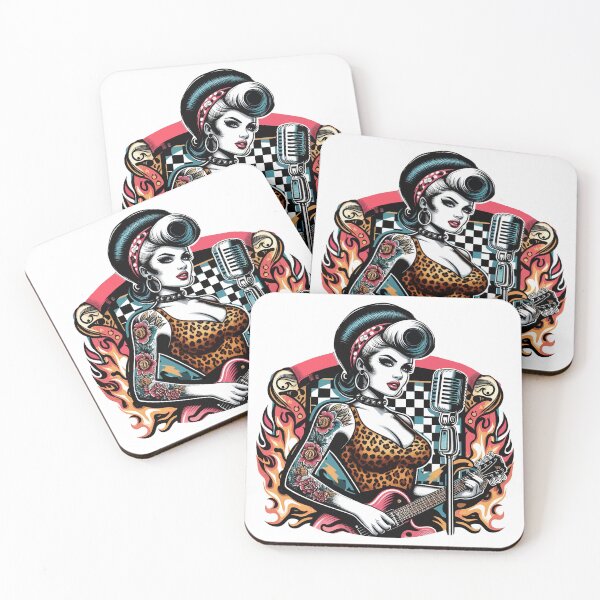 Artikelvorschau, Retro-Rockabilly-Mädchen entworfen und verkauft von PulpVintage.