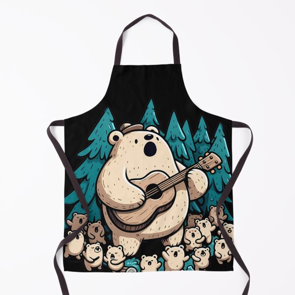 Item preview, Bear Playing Guitar and Singing in the Woods designed and sold by FrozenRoscoe.
