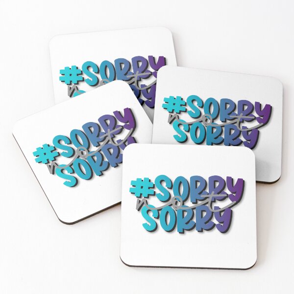 Item preview, Sorry Not Sorry (square) designed and sold by melanie4816.