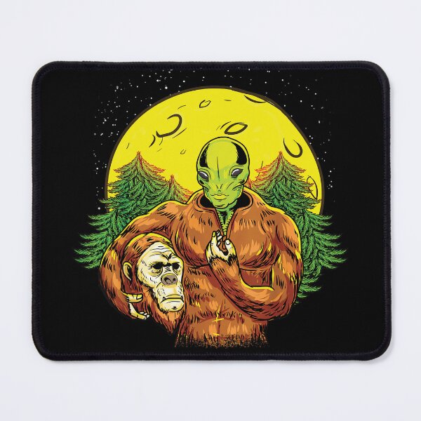 Item preview, Alien and Bigfoot designed and sold by SinfamousTwo.