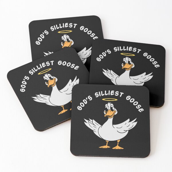 Item preview, Cartoon God’s Silliest Goose  designed and sold by Milasneeze.
