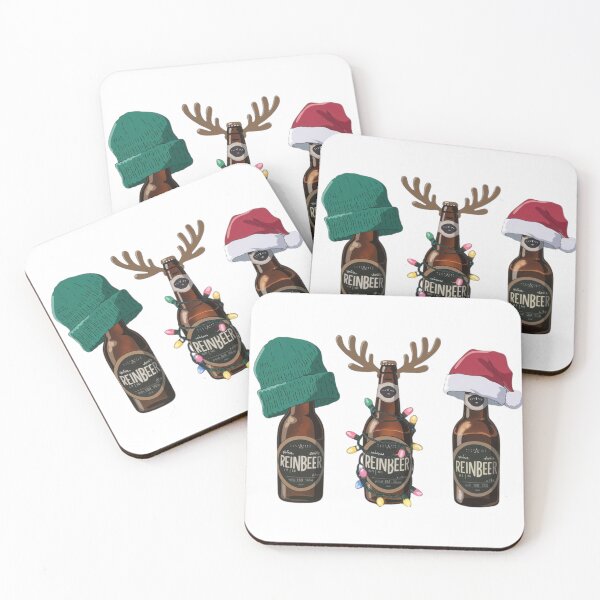 Item preview, Reinbeer Funny Christmas Beer Bottles  designed and sold by au2515.