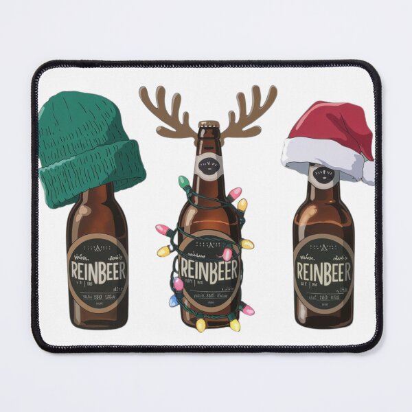 Item preview, Reinbeer Funny Christmas Beer Bottles designed and sold by au2515.