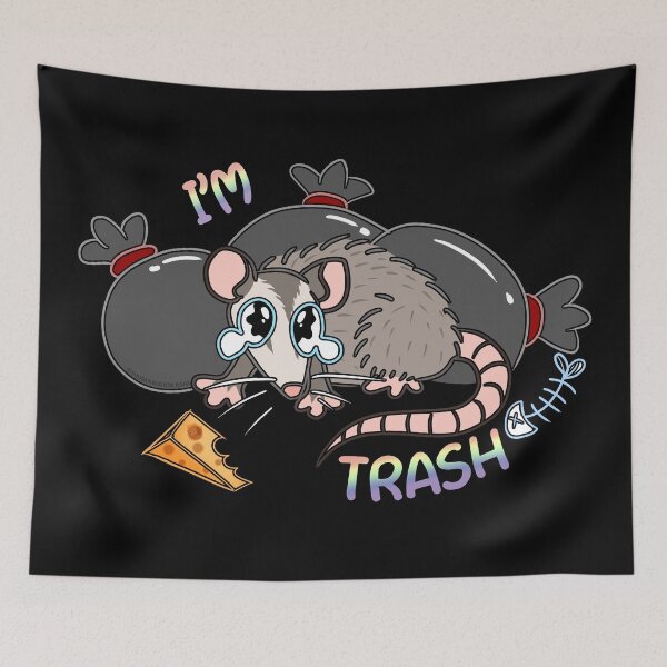 Item preview, Im Trash - Black designed and sold by Yokai-Temple.