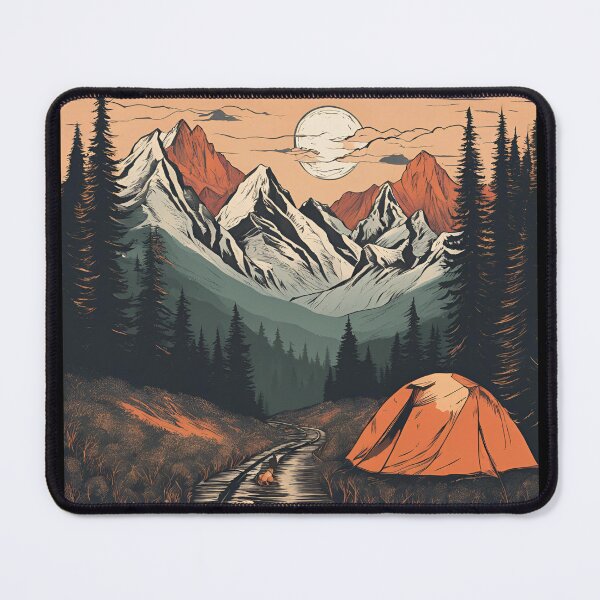 Item preview, Camping on the riverbank. designed and sold by NicMacTees.