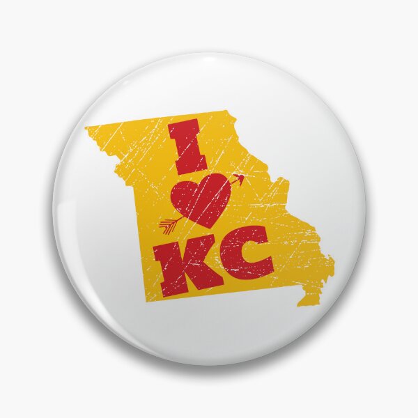 Artikelvorschau, KC Karte KC Rot & Gelb Herz & Pfeil KC Kansas City 2 Buchstaben KC Designs entworfen und verkauft von BBBLClo.