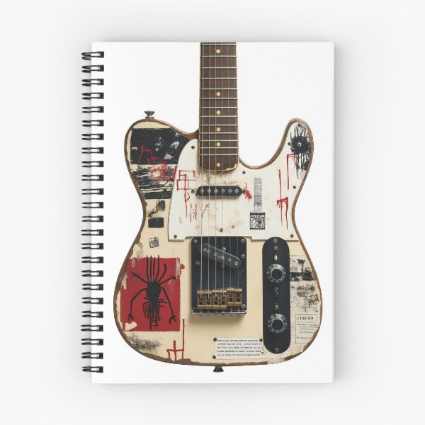 Item preview, Distressed guitar Pop art inspired digitial art  2 designed and sold by Desiredobsolete.