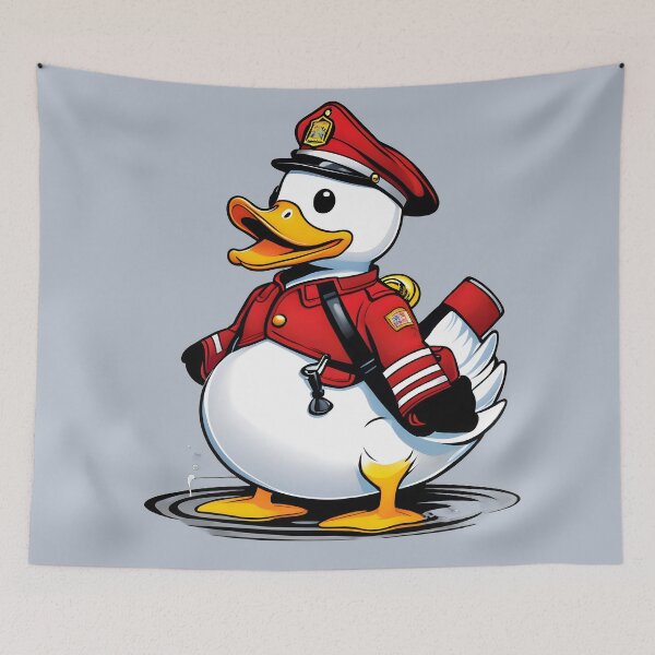 Item preview, Rubber Ducky Fireman designed and sold by Dan Farsaci.