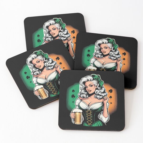 Item preview, Hot Irish Pin-up designed and sold by PulpVintage.