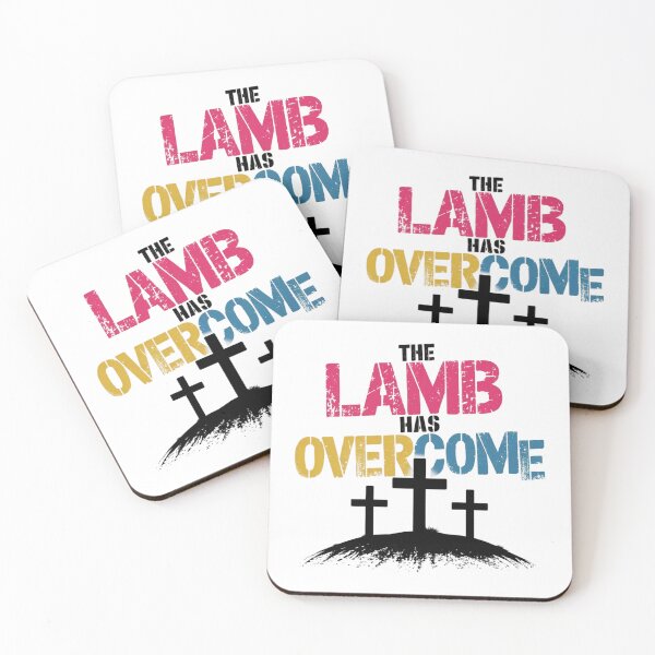 Item preview, The Lamb Has Overcome, Cross Art designed and sold by Faithloveshop.