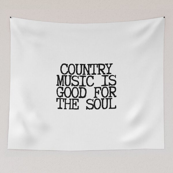 Item preview, Country Music Is Good For The Soul  designed and sold by CharmStudio.
