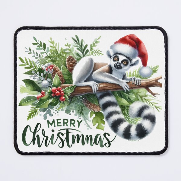 Item preview, Christmas Lemur designed and sold by maximinano100k.