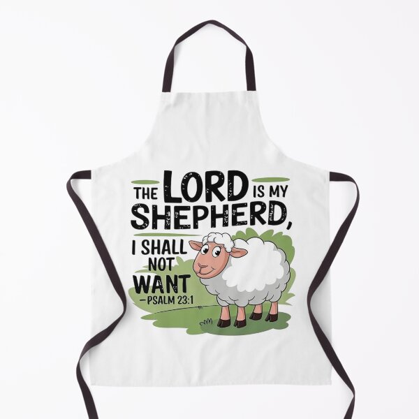 Item preview, The Lord is My Shepherd, I Shall Not Want, Psalm 23:1 designed and sold by Faithloveshop.