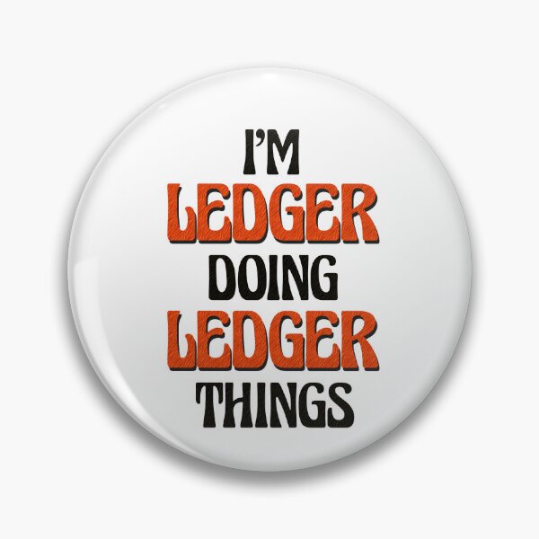 Item preview, I'm Ledger Doing Ledger Things designed and sold by Oussinc.