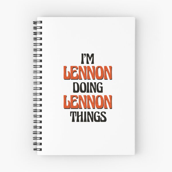 Item preview, I'm Lennon Doing Lennon Things designed and sold by Oussinc.