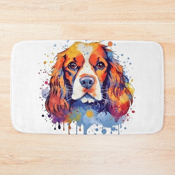 Item preview, Cavalier King Charles Spaniel | Colorful Watercolor Design #3 designed and sold by MatsurexDesigns.
