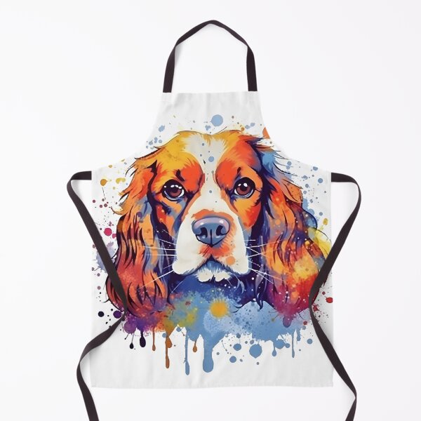 Item preview, Cavalier King Charles Spaniel | Colorful Watercolor Design #3 designed and sold by MatsurexDesigns.