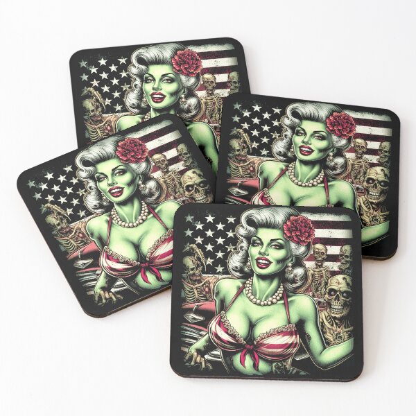 Item preview, Hot Zombie Woman designed and sold by PulpVintage.