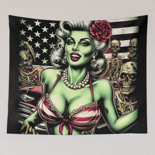 Item preview, Hot Zombie Woman designed and sold by PulpVintage.