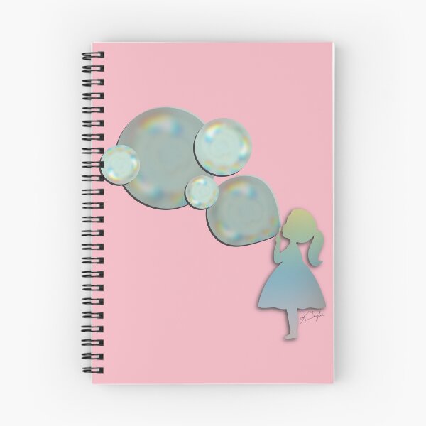 Item preview, Girl Blowing Bubbles designed and sold by the-coin-jar-co.