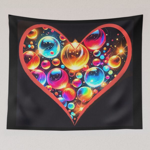 Item preview, Heart of Cosmic Lights designed and sold by WheelieGdArt.
