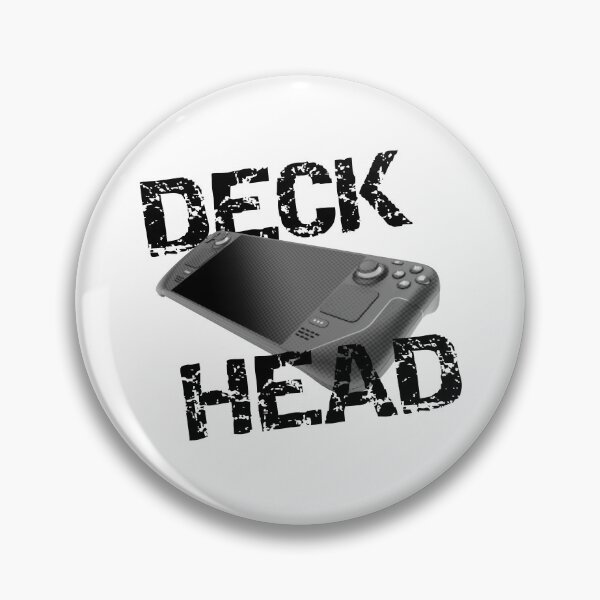 Item preview, Deck Head - Handheld Game Console - Black designed and sold by RetroGDesigns.