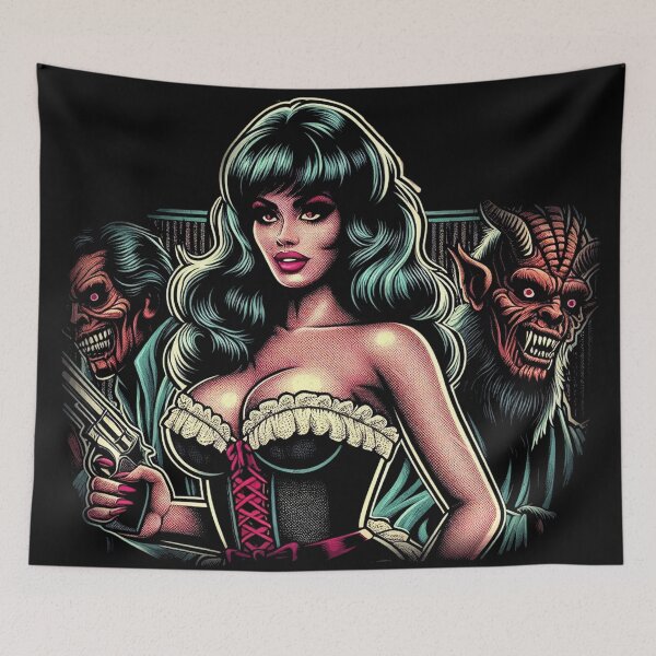 Item preview, Hot Bad Girl designed and sold by PulpVintage.