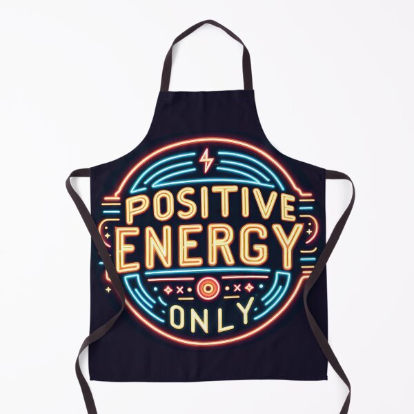 Item preview, Positive energy only, typography designed and sold by maxmaj.