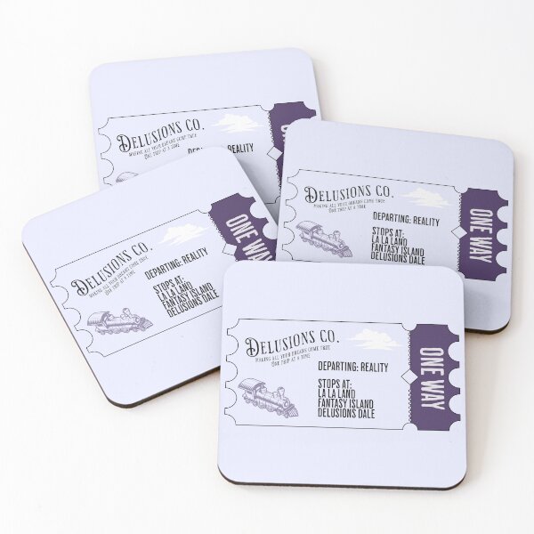 Item preview, Delusions Co. Train Ticket designed and sold by MightyPenShop.