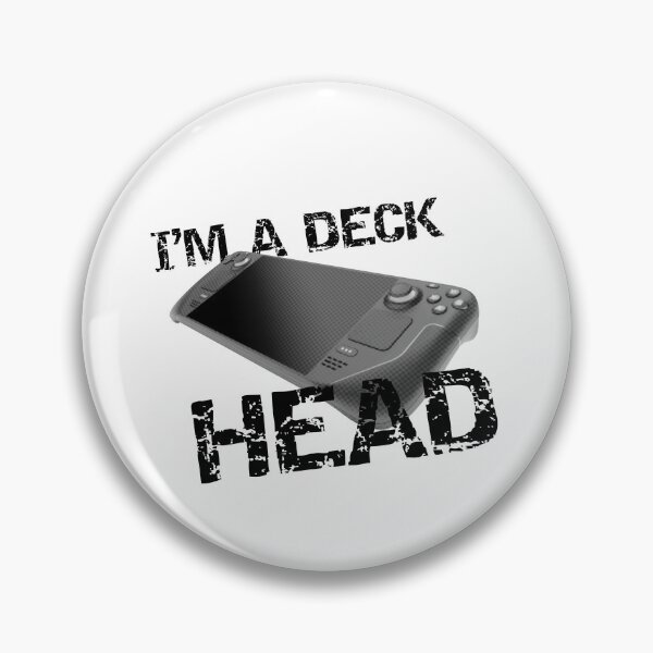 Item preview, I'm A Deck Head - Handheld Game Console - Black designed and sold by RetroGDesigns.