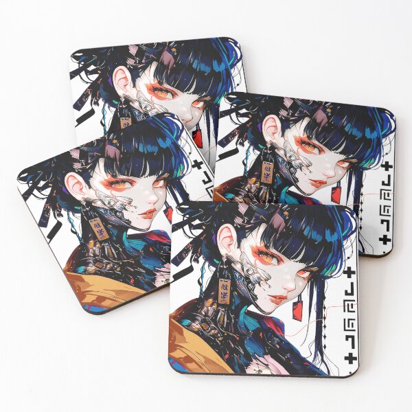 Item preview, Vaporwave Cyborg Japanese Samurai  designed and sold by ShurikenStar.