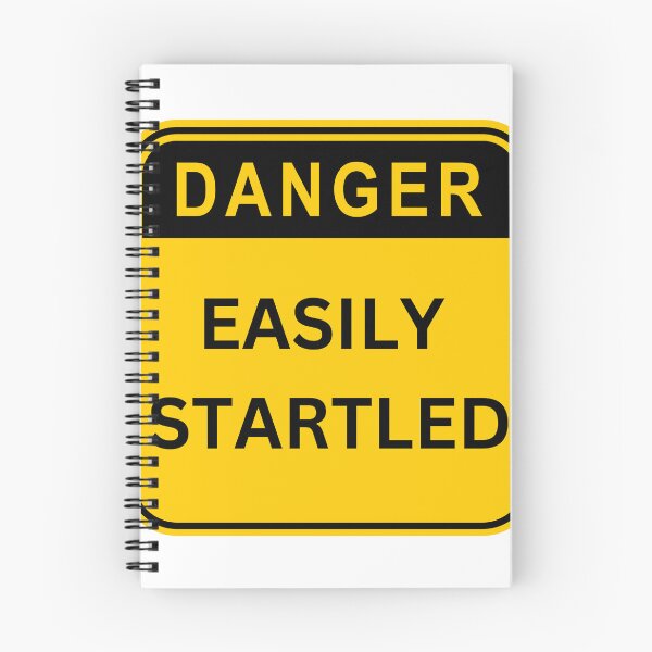 Item preview, Easily Startled Sign designed and sold by Youssefs-art.