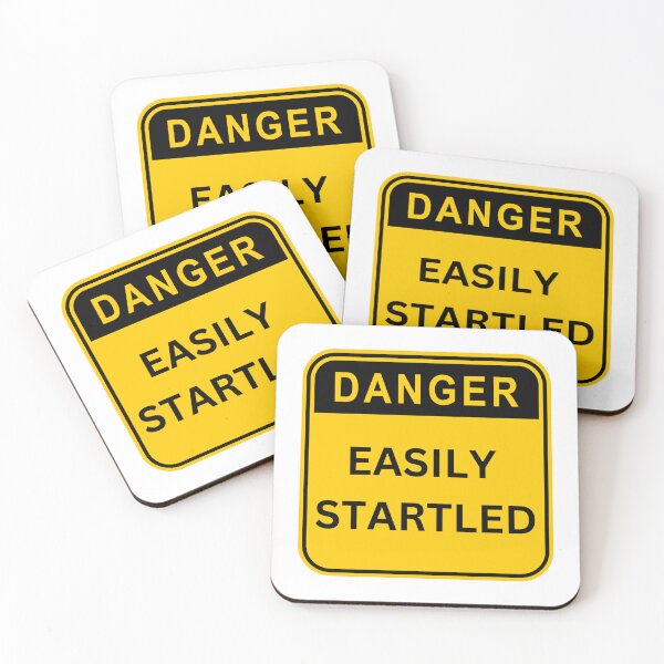 Item preview, Easily Startled Sign designed and sold by Youssefs-art.