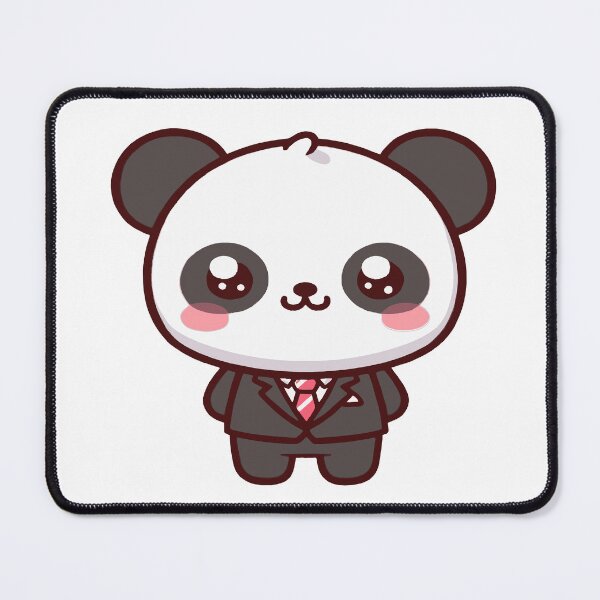 Item preview, Business Panda, panda bear in kawaii chibi style wearing a suit designed and sold by AdrianMDesigns.