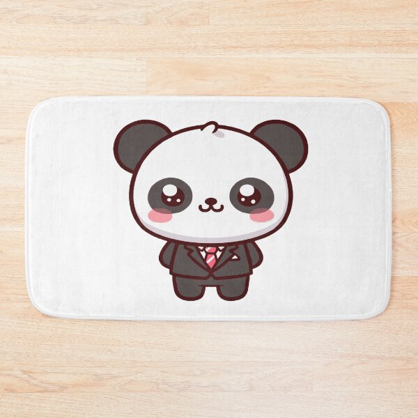 Item preview, Business Panda, panda bear in kawaii chibi style wearing a suit designed and sold by AdrianMDesigns.