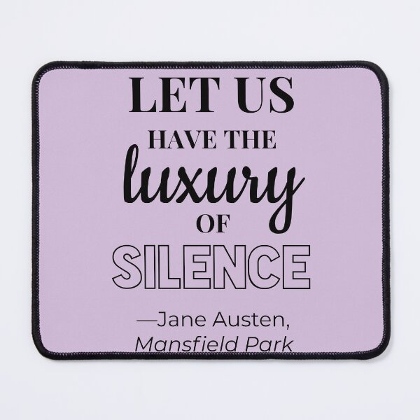 Item preview, Let us have the luxury of silence designed and sold by NerdyThreadArt.