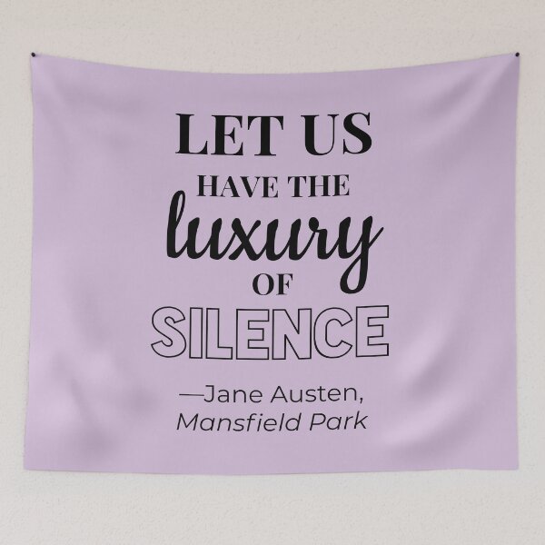 Item preview, Let us have the luxury of silence designed and sold by NerdyThreadArt.