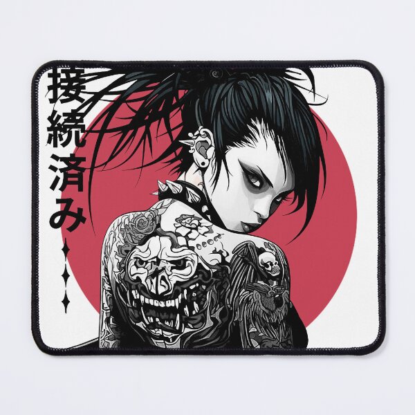Item preview, Uban Cool Vaporwave Samurai Girl  designed and sold by ShurikenStar.